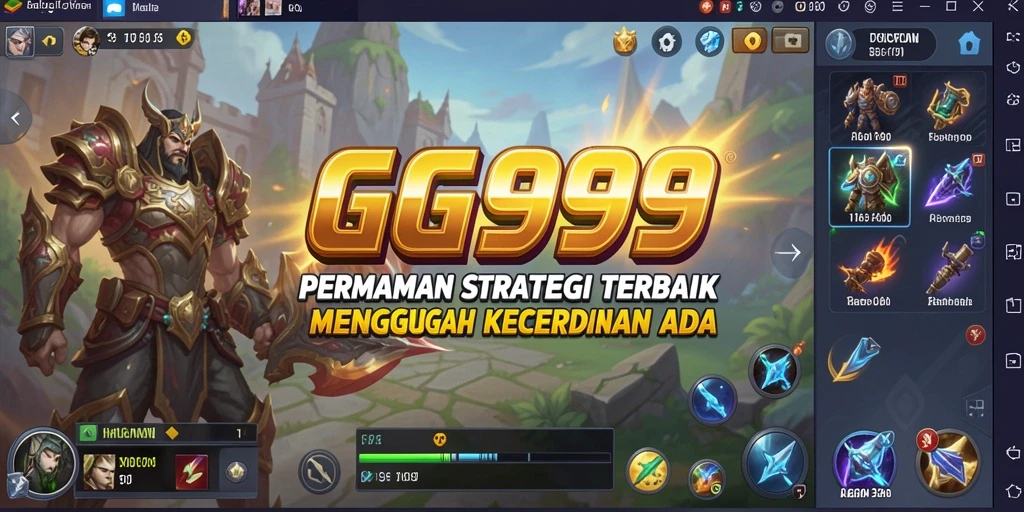 Tampilan gameplay GG999 yang menarik dan penuh strategi.