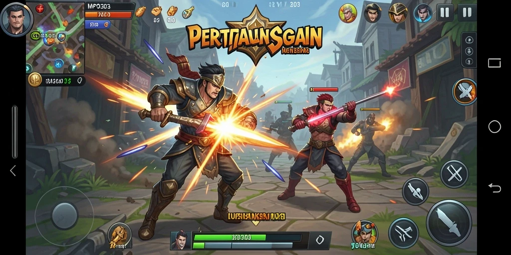 Gameplay MPO303 dengan pertarungan epik dan karakter yang menakjubkan.