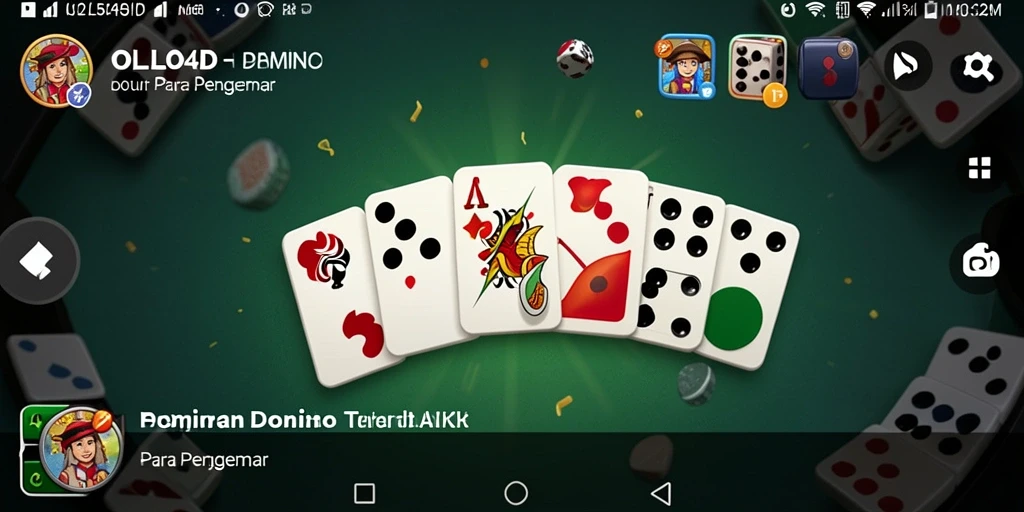 Tampilan menarik dari gameplay Domino di OLLO4D.