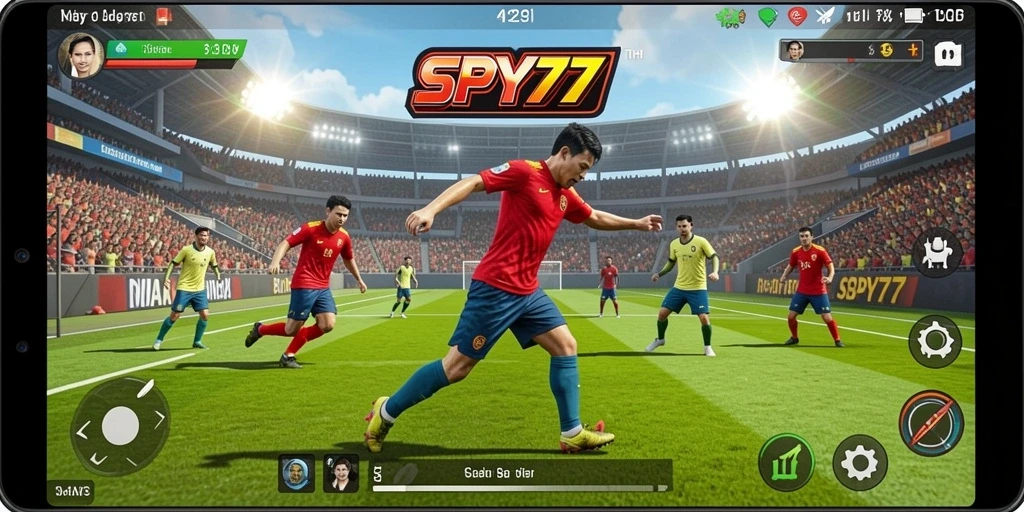Tampilan gameplay SPY77 yang seru dan kompetitif.